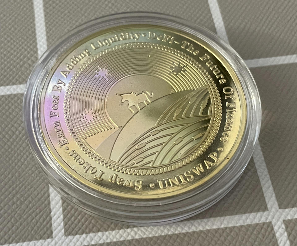 Photo of a Uniswap Coin 