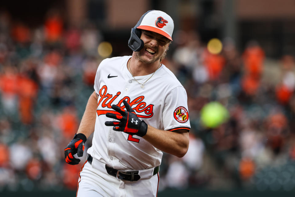 Henderson made his presence felt on Wednesday alongside the Orioles' royal family. (Scott Taetsch/Getty Images)