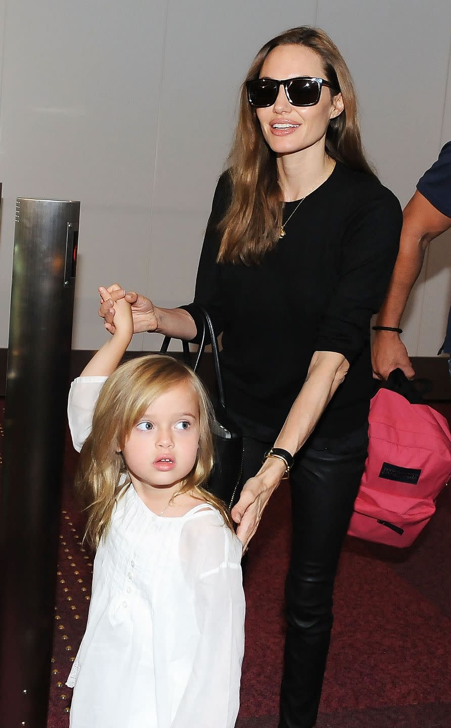 Angelina Jolie and Vivienne Jolie-Pitt