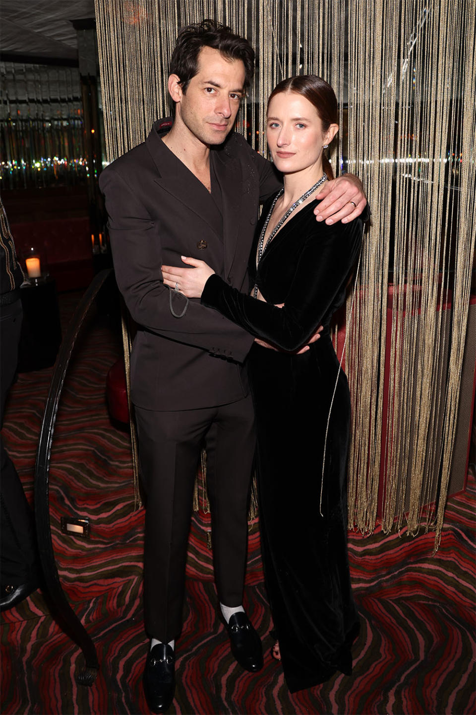 Mark Ronson and Grace Ronson attend W Magazine, Mark Ronson, and Gucci's Grammy After-Party at Bar Marmont on February 04, 2024 in Los Angeles, California.