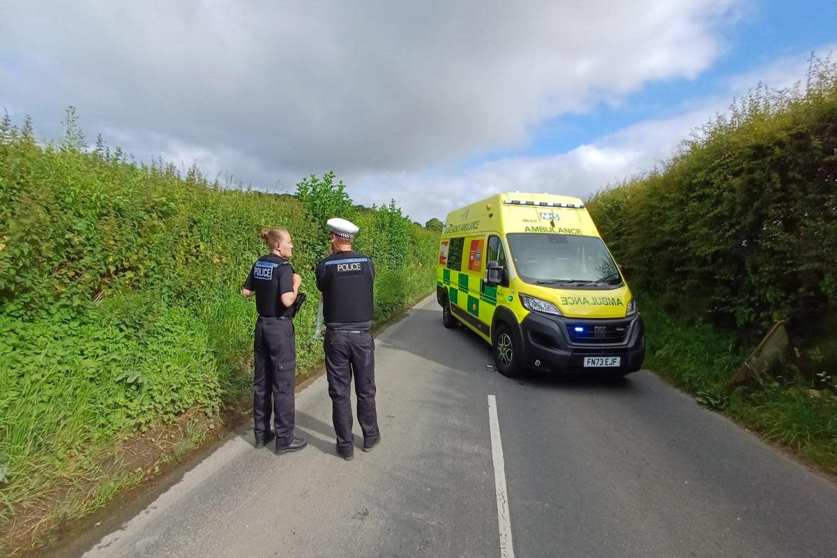 Motorcyclist suffers serious injuries in crash near Whitwell <i>(Image: IWCP)</i>