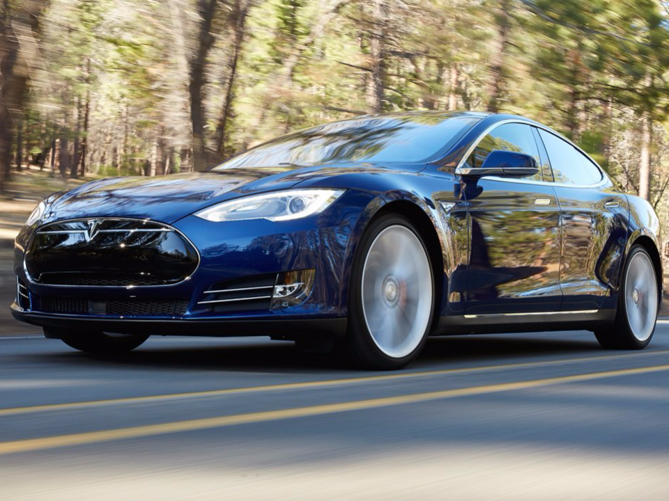 Tesla Model S Blue