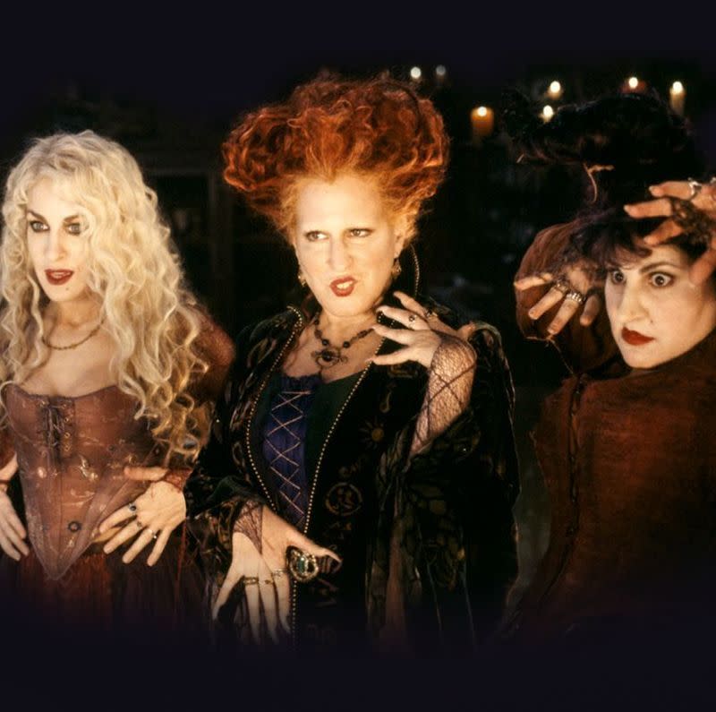 <p><a class="link " href="https://go.redirectingat.com?id=74968X1596630&url=https%3A%2F%2Fwww.disneyplus.com%2Fmovies%2Fhocus-pocus%2F2iCcYcGrx7qD&sref=https%3A%2F%2Fwww.goodhousekeeping.com%2Fholidays%2Fhalloween-ideas%2Fg34348745%2Fbest-disney-plus-halloween-movies%2F" rel="nofollow noopener" target="_blank" data-ylk="slk:WATCH NOW;elm:context_link;itc:0;sec:content-canvas">WATCH NOW</a></p><p>It's simply not Halloween until you've watched this Disney classic about three witches who return from 17th-century Salem on a zany quest to reclaim their youth.</p>
