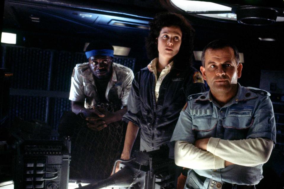 Yaphet Kotto, Sigourney Weaver, and ian Holm