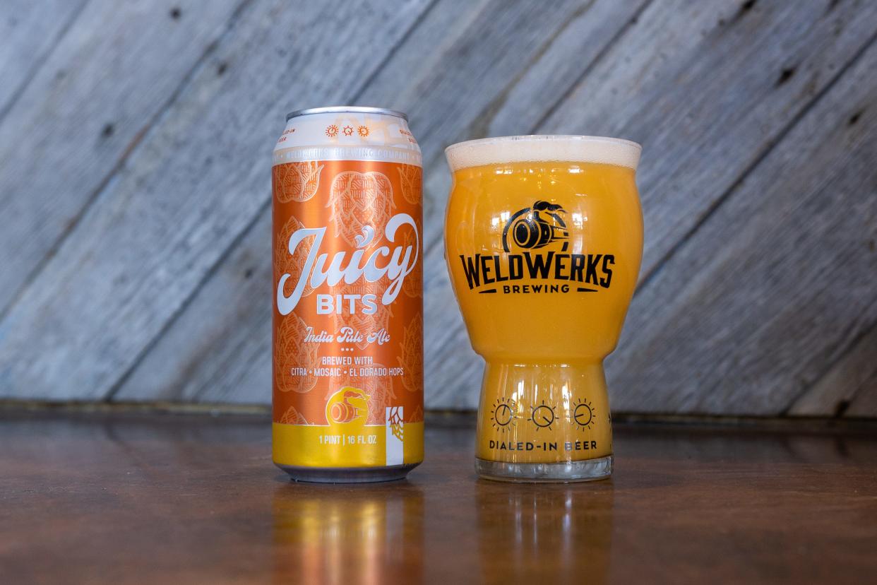 Juicy Bits hazy IPA from WeldWerks Brewing Co.