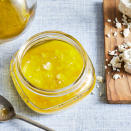 <p>Pucker up with this easy lemon vinaigrette with salty feta cheese and a dash of honey. Serve over simple mixed greens or on a dinner salad with chickpeas or chicken.</p>