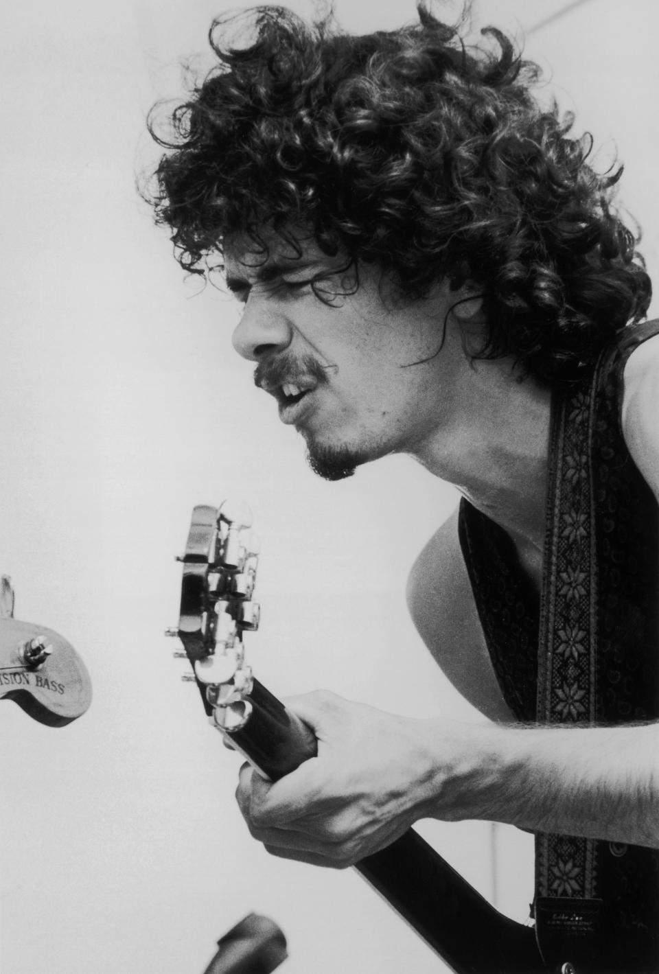 Carlos Santana was barely in his 20s and had no albums released when he and his blues band appeared at Woodstock in August of 1969. It would prove the start of a long career.