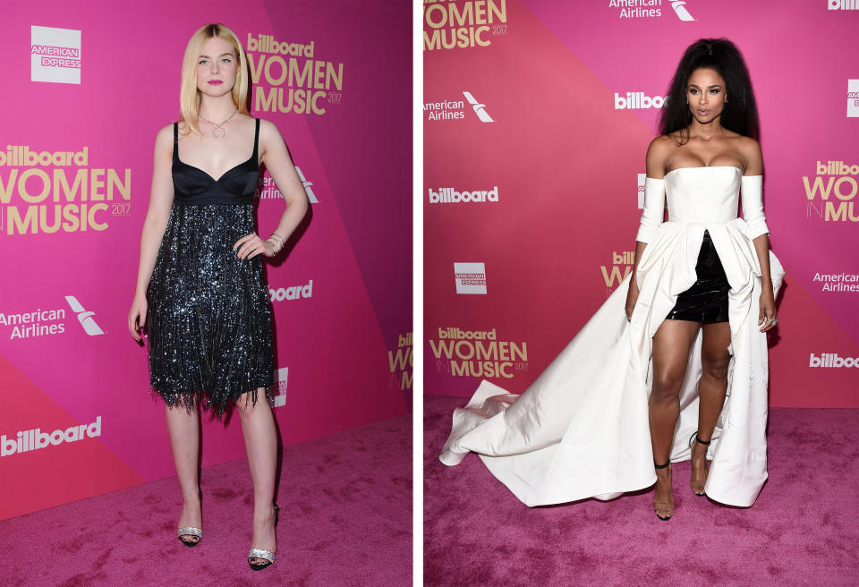 Elle Fanning and Ciara also attended [Photo: Getty]