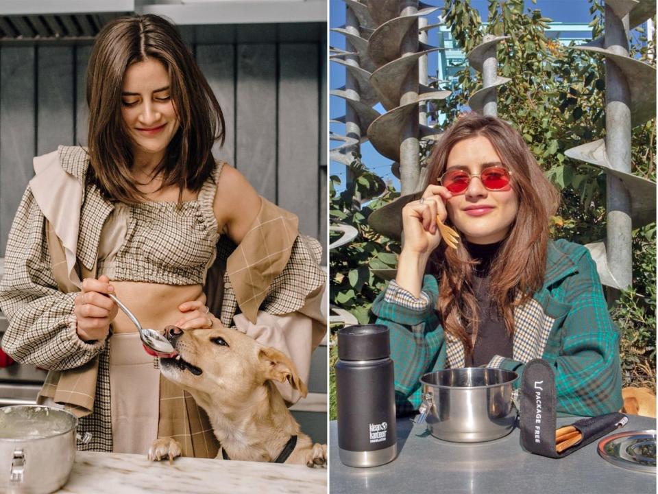 Lauren Singer living a zero-waste lifestyle