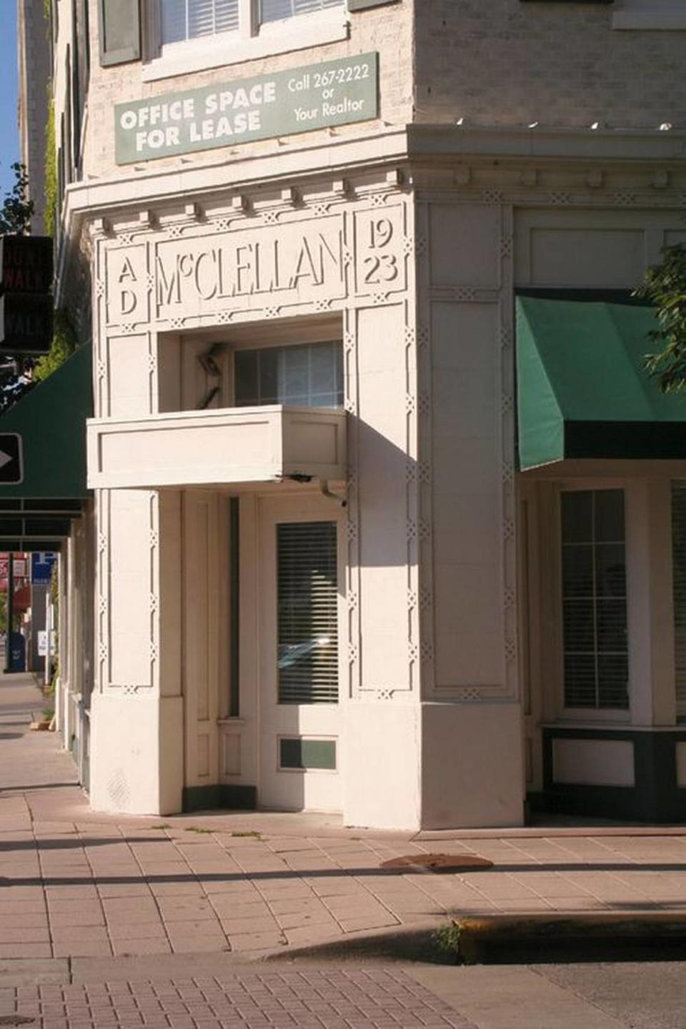 The five-story McClellan Hotel building at the southwest corner of William and Broadway, better known to some as the former O’Rourke Title Building, was added to the Register of Historic Kansas Places this summer.