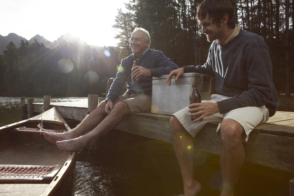 Men start turning into their fathers a year later at 34 [Photo: Getty]