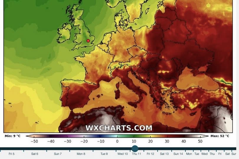 Weather map