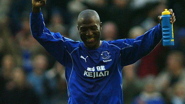 Kevin Campbell during his time at Everton
