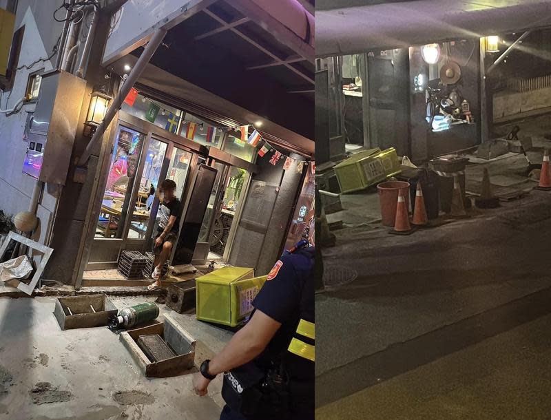 澎湖海鮮餐廳「后宮私廚」昨晚間遭人砸店。（翻攝自老高漫談臉書專頁）
