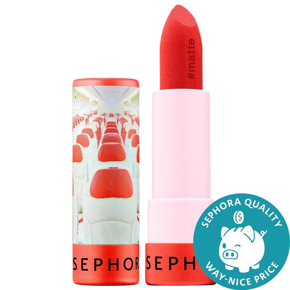 "I have gotten so many compliments on this red-orange lipstick -- a stranger even stopped me on the street one time. I got it at the Sephora sale because I wanted something that was matte but not drying.<strong>"&mdash; Danielle Gonzalez, Commerce Writer (<a href="https://fave.co/2UAWDBr" target="_blank" rel="noopener noreferrer">Find it for $8 at Sephora</a>)</strong>