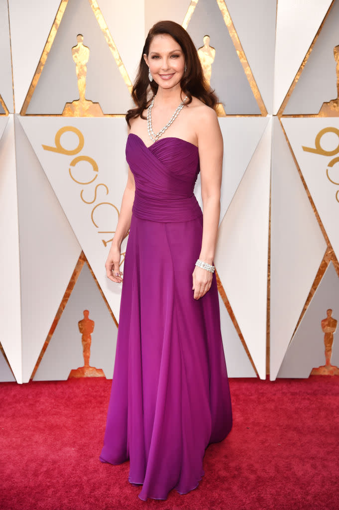 <p>Ashley Judd attends the 90th Academy Awards in Hollywood, Calif., March 4, 2018. (Photo: Getty Images) </p>