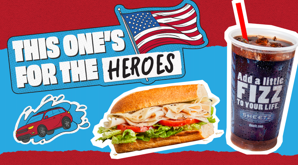 Sheetz has free turkey subs and car washes for veterans and active military personnel this Veteran's Day.