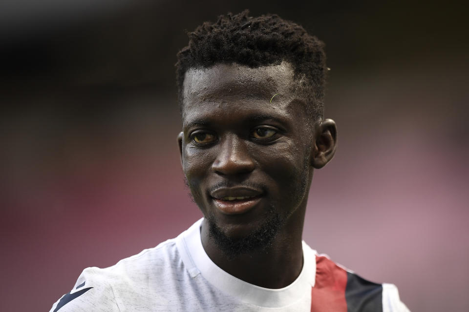 STADIO GIUSEPPE MEAZZA, MILAN, ITALY - 2020/07/05: Musa Barrow of Bologna FC looks on at the end of the Serie A football match between FC Internazionale and Bologna FC. Bologna FC won 2-1 over FC Internazionale. (Photo by Nicolò Campo/LightRocket via Getty Images)