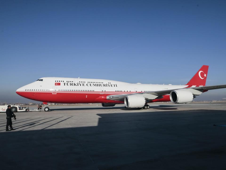 Turkish government Boeing Business Jet 747-8i