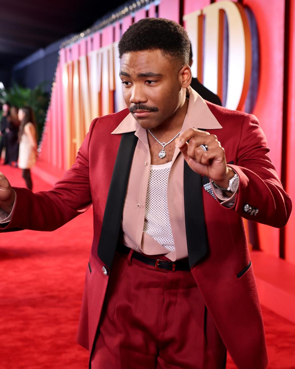 BEVERLY HILLS, CALIFORNIA - MARCH 10: Donald Glover attends the 2024 Vanity Fair Oscar Party Hosted By Radhika Jones at Wallis Annenberg Center for the Performing Arts on March 10, 2024 in Beverly Hills, California. (Photo by Cindy Ord/VF24/Getty Images for Vanity Fair)