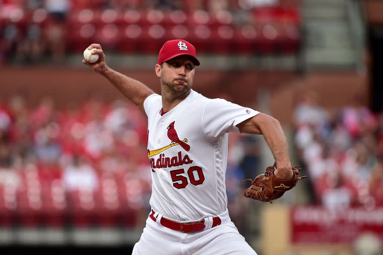 聖路易紅雀溫萊特（Adam Wainwright），期待2021年球季重返大聯盟戰場。法新社