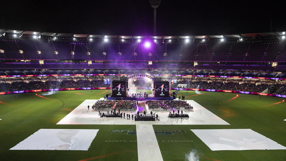 Thousands attended the state memorial for Shane Warne on Wednesday night. (Photo by Sam Tabone/Getty Images)