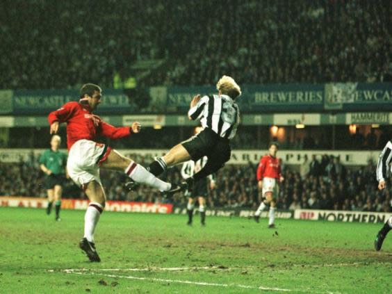 Eric Cantona scored the winner for United in March (Getty Images)