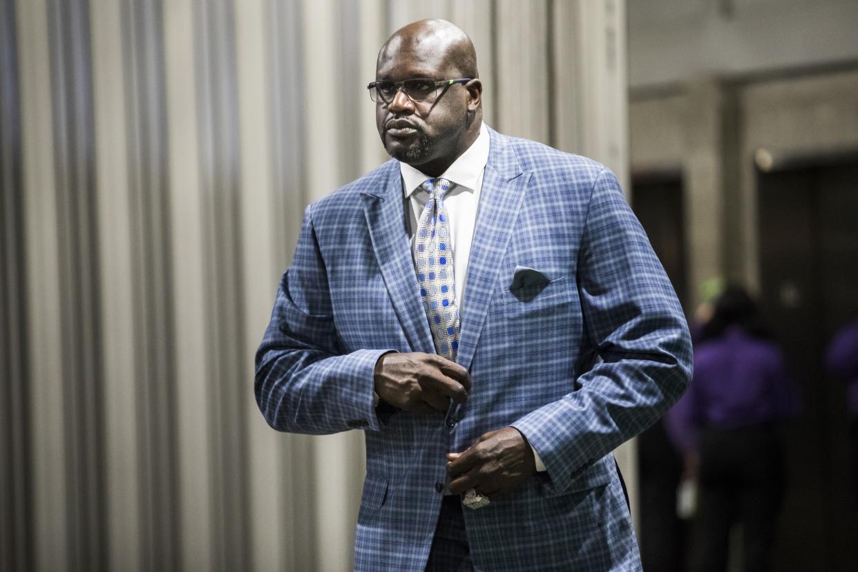 Shaquille O'Neal gave voice to what many NBA fans hoped to hear from NBA leaders like LeBron James and Steve Kerr. (Philip Pacheco/Anadolu Agency/Getty)