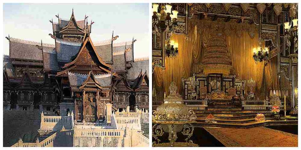 Faizal's depiction of the Istana Mahligai's Balairong Seri (throne room). — Picture courtesy of Faizal Rahmat