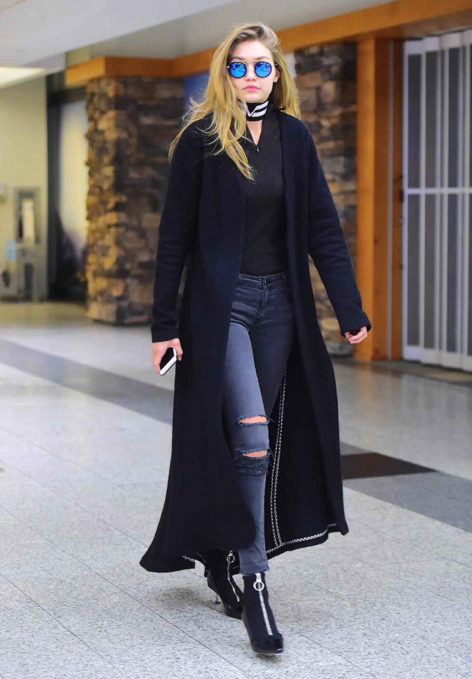 Gigi Hadid out in New York City in February 2016