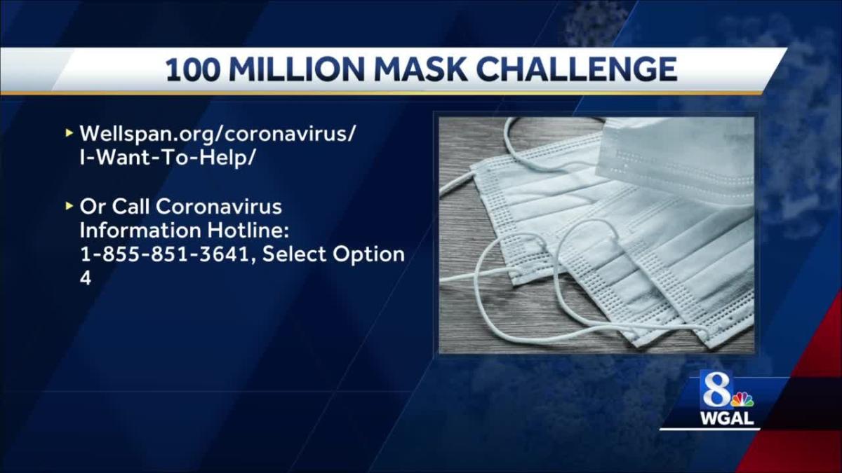 Wellspan joins the 100 Million Mask Challenge