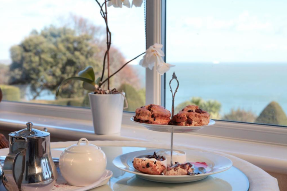 Fancy afternoon tea with a sea view? (Booking.com)