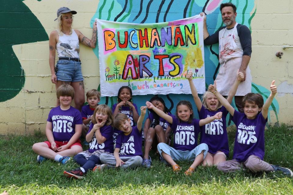 Buchanan Arts 2023 Sunshine Camp students