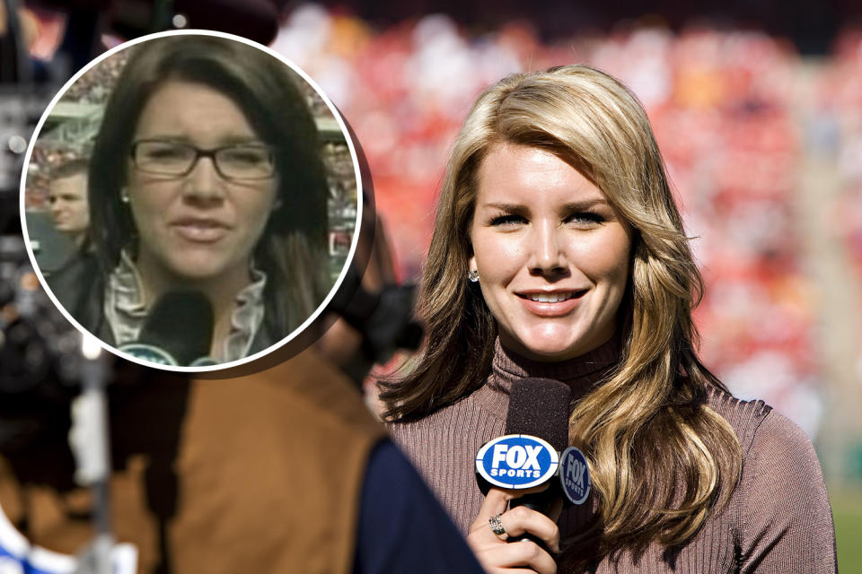 Charissa Thompson. (Photo: Getty Images, Inset: Fox Sports)
