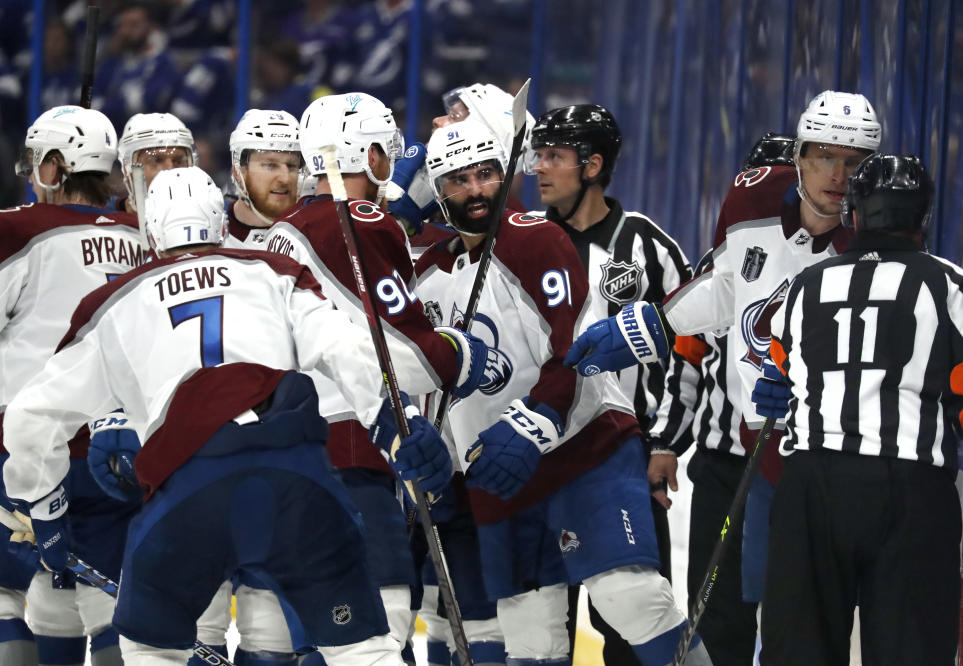 Video clearly shows Avalanche had too many men on ice before Nazem Kadri's  overtime goal vs. Lightning