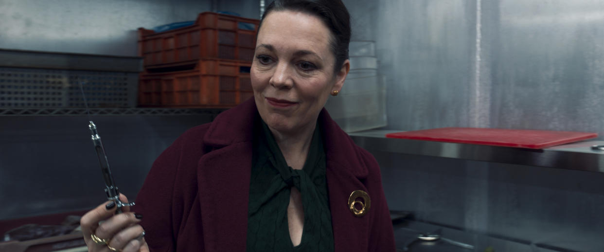 Olivia Colman as Special Agent Sonya Falsworth in Marvel Studios' Secret Invasion, exclusively on Disney+. Photo courtesy of Marvel Studios. Â© 2022 MARVEL.