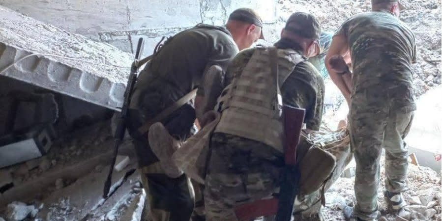 Occupants were killed and wounded as a result of a precise strike by the Armed Forces of Ukraine on the headquarters of the Wagner PKK in Popasnaya