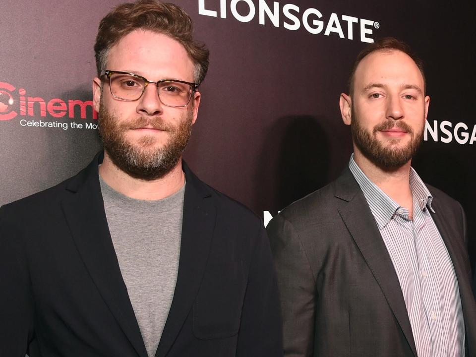 Seth Rogen Evan Goldberg Alberto E Rodriguez Getty