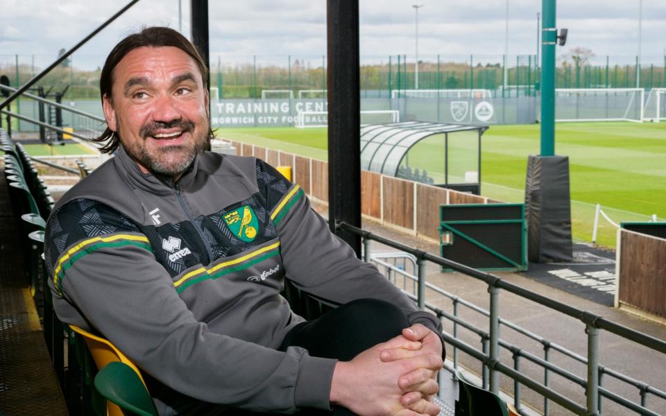 Norwich City manager Daniel Farke at Norwich training ground. - TONY BUCKINGHAM