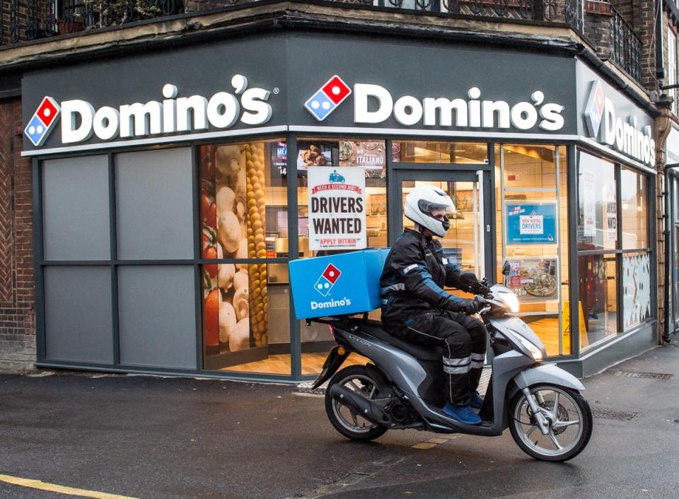 Domino’s Pizza Group has appointed one of its board directors as interim chief executive (PA) (PA Media)