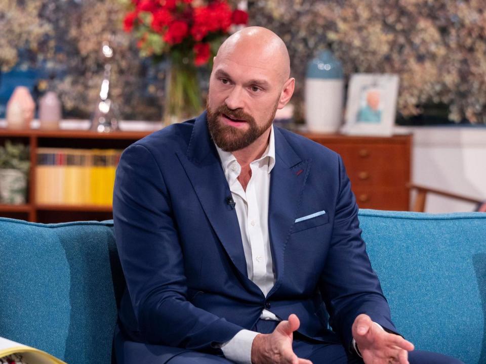 Tyson Fury on This Morning (14 November 2019): Rex Features