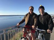 <p>Arnold Schwarzenegger and his eldest son, Patrick, started Christmas Day with a little exercise. “Early morning bike ride with the young man,” Patrick wrote. “Merry Christmas to y’all. God bless.”(Photo: <a rel="nofollow noopener" href="https://twitter.com/PSchwarzenegger/status/813072747668480000" target="_blank" data-ylk="slk:Twitter;elm:context_link;itc:0" class="link ">Twitter</a>) </p>