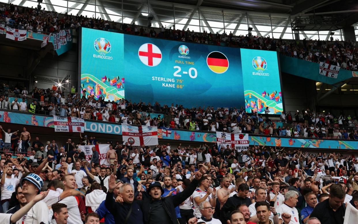 England secured a historic victory in the Germany game last week - Carl Recine/Reuters