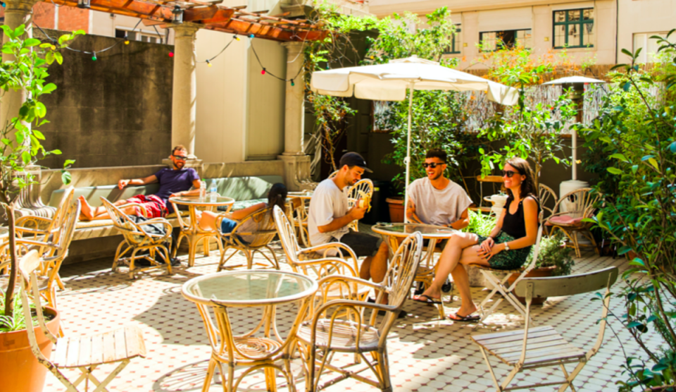 The Hostelworld Casa Gracia roof terrace in Barcelona (Hostelworld.com )