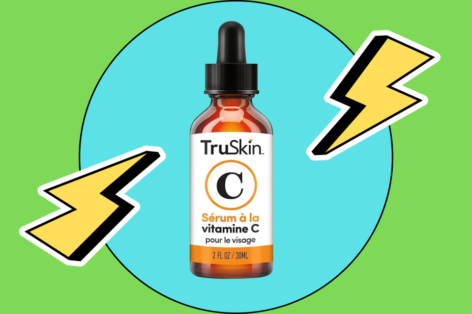 TruSkin Vitamin C Serum for Face, Topical Facial Serum with Hyaluronic Acid, Vitamin E, 2 fl oz, Amazon Lightning Deal: Save 40 per cent on this viral vitamin C serum — but not for long! (Photo via Amazon).