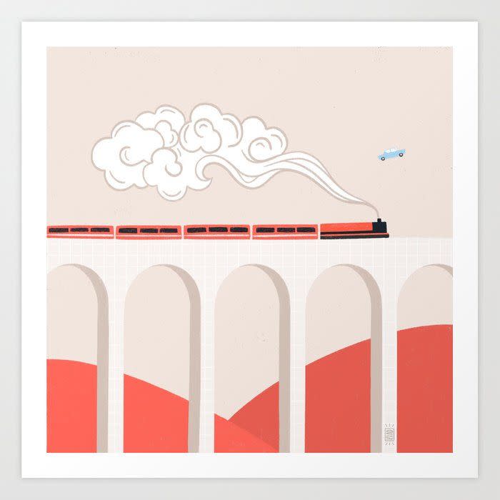 "From London to Hogsmeade" Art Print