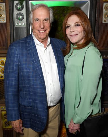 Jeff Kravitz/FilmMagic Henry Winkler and Stacey Weitzman in Beverly Hills, California in in July 2019