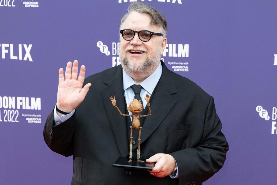 Director Guillermo del Toro attends the "Guillermo Del Toro's Pinocchio" world premiere during the 66th BFI London Film Festival at The Royal Festival Hall on October 15, 2022 in London, England.