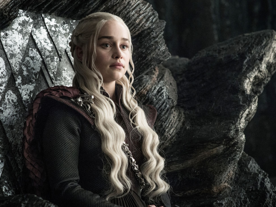 <p>HBO</p><p>Emilia Clarke’s Daenerys Targaryen is a character so good, one out of every 16,477 baby girls born in 2021 were named Daenerys, according to <a href="https://datayze.com/name-uniqueness-analyzer?name=daenerys" rel="nofollow noopener" target="_blank" data-ylk="slk:Datayze;elm:context_link;itc:0;sec:content-canvas" class="link ">Datayze</a>. She has the ultimate hero’s journey, starting as a naïve weakling at the mercy of the world before discovering her true strength (along with an army of warriors and three powerful dragons) and bending that world to her will.</p>