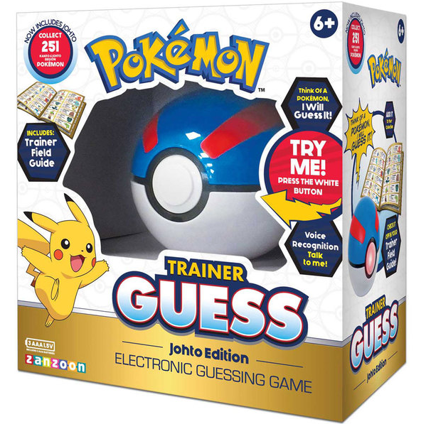 La sortie des jeux vidéo Pokémon Épée et Pokémon Bouclier a relancé la hype Pokémon en cette fin d'année. Le choix de jouets dans cet univers est énorme. Et plutôt que de choisir les cartes ou les figurines, pourquoi pas ne pas offrir <strong>ce jeu Dresseur Guess Pokémon</strong>, qui consiste en une Pokéball interactive qui pose des questions afin d'attraper tous les Pokémons de la région Johto.<a href="https://www.culture.leclerc/jouets-u/figurines--univers-u/univers-et-personnages-u/dresseur-guess-johto---pokemon-3760145062147-pr?LGWCODE=1376885;133845;4933&gclid=EAIaIQobChMI4e74vvf95QIV1IXVCh1h9QEOEAQYASABEgLkpfD_BwE" rel="nofollow noopener" target="_blank" data-ylk="slk:Prix : 24,80 euros;elm:context_link;itc:0;sec:content-canvas" class="link "> Prix : 24,80 euros</a>.